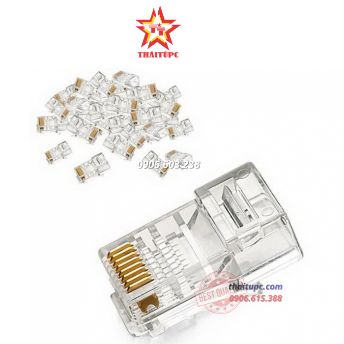 ĐẦU BẤM MẠNG RJ45 CAT 5E 50C/HỘP CHÍNH HÃNG UGREEN 20331 CAO CẤP ĐẦU BẤM MẠNG RJ45 CAT 5E 50C/HỘP CHÍNH HÃNG UGREEN 20331 CAO CẤP