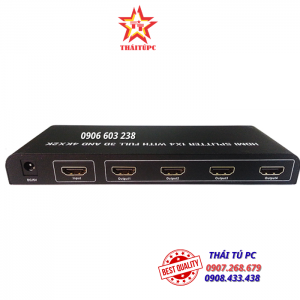 Bộ chia hdmi 1 ra 4 hộp sắt