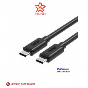 Cáp Type-C Male to Male Unitek (Y-C 477BK) 1m