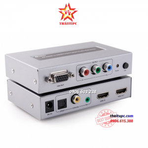 MULTI HDMI->HDMI+VGA+AUDIO DTECH 4K DT 7049