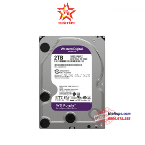 Ổ cứng HDD Western Digital WD 2TB 3.5" SATA 3 - WD22PURZ