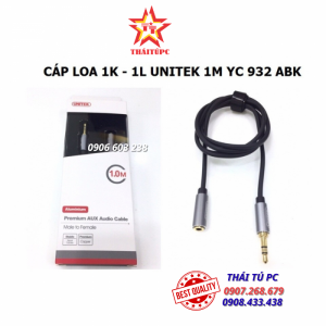 CÁP LOA 1K - 1L Unitek 1M YC 932ABK