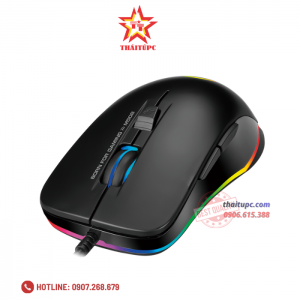 Chuột chuyên game 6D cao cấp Marvo M508 Led RGB - DPI 3200 (Đen)