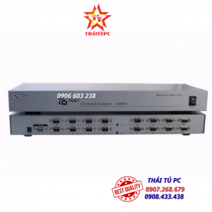 Bộ chia màn hình máy tính VGA 16 cổng DT-7516 chính hãng DTECH