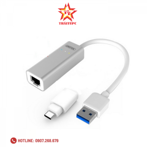Cáp chuyển USB USB Type-C sang Lan Unitek Y3464A