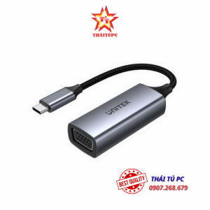 BỘ CHUYỂN ĐỔI USB-C SANG VGA UNITEK - FULL HD 1080P (V1413A)