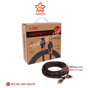 Cáp HDMI (10m) Z-Tek (ZY 274)2.0 4K