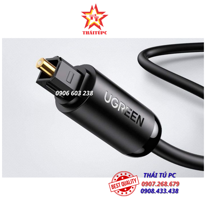 CÁP QUANG AUDIO (TOSLINK, OPTICAL) UGREEN 70891 DÀI 1.5M CAO CẤP CÁP QUANG AUDIO (TOSLINK, OPTICAL) UGREEN 70891 DÀI 1.5M CAO CẤP