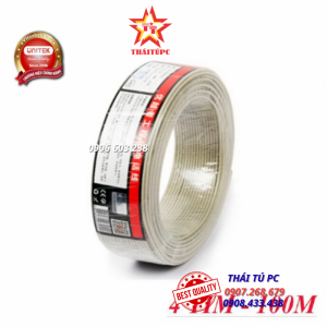 CÁP ĐIỆN THOẠI 4 LINE OD3.2MM 100M UNITEK (C884BG)