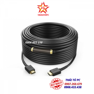 CÁP HDMI 1.4 DÀI 50M HỖ TRỢ ETHERNET + 4K2K UGREEN 50765 (CHIP KHUẾCH ĐẠI)