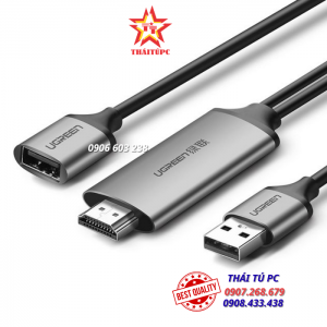 CÁP CHUYỂN ĐA NĂNG USB TO HDMI - KẾT NỐI ĐIỆN THOẠI RA MÀN HÌNH, TIVI, MÁY CHIẾU UGREEN 50291