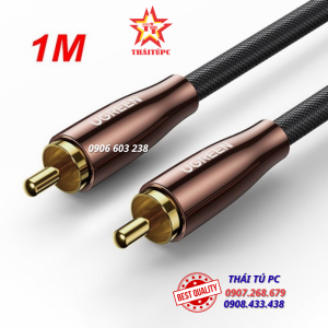 CÁP ÂM THANH SỐ COAXIAL DÀI 1M BỌC NYLON UGREEN 70684