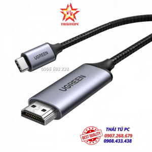 CÁP CHUYỂN ĐỔI UGREEN 50571 MM142 (USB-C SANG HDMI, 2M, 4K HDMI)