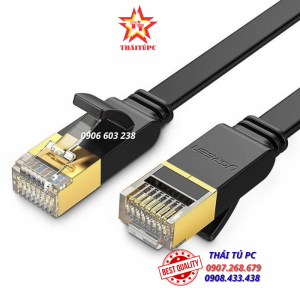 CÁP MẠNG ĐÚC SẴN CAT7 DÀI 5M DẸT CHÍNH HÃNG UGREEN 11263