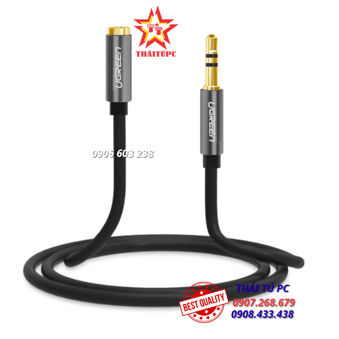 CÁP AUDIO 3.5MM NỐI DÀI 2 MÉT CAO CẤP UGREEN 10594 CÁP AUDIO 3.5MM NỐI DÀI 2 MÉT CAO CẤP UGREEN 10594