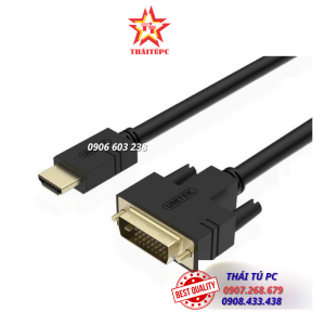 CÁP HDMI -> DVI 24+1 UNITEK (Y-C 217E)