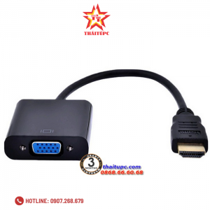 Cáp chuyển HDMI to VGA không Âm thanh 20cm