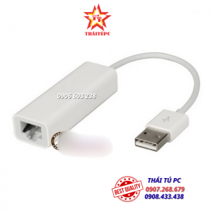 Bộ chuyển đổi USB ra LAN RJ45 (Trắng)