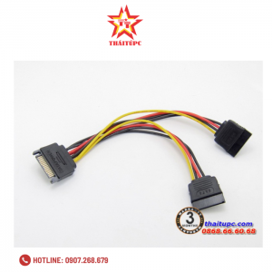 Cáp chia nguồn SATA 1 ra 2