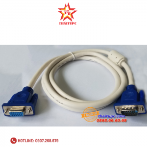 Cable Vga LCD KM Nối dài 3M (3+4) VFS 3 (Trắng Xanh)
