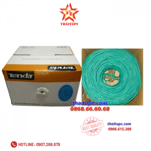 Cáp mạng TENCIA CAT5 UTP – 1003H Chống Nhiễu (Thùng 300m, vỏ Xanh lá)