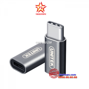 ĐẦU ĐỔI TYPE-C -> MICRO USB UNITEK (Y-A 027AGY)