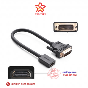 Cáp chuyển đổi DVI 24+1 to HDMI Ugreen 20118 chính hãng