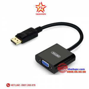 Cáp chuyển đổi Displayport sang VGA Unitek Y-6339BK